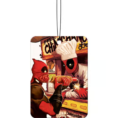 Marvel Deadpool Lets Eat Twin Pack Superhero Car Air Fresheners Vanilla