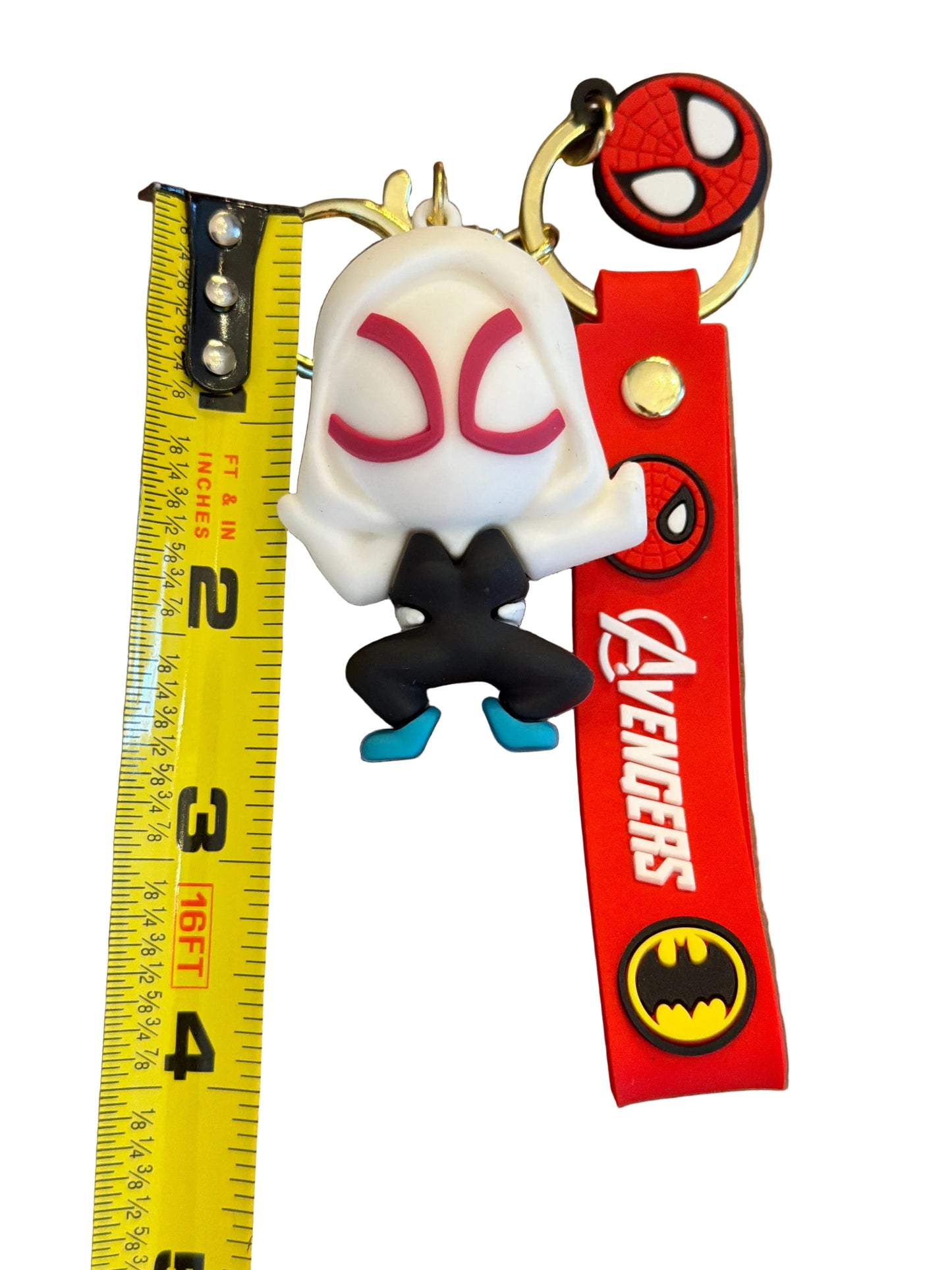 Spider-Gwen Superhero PVC Keychain