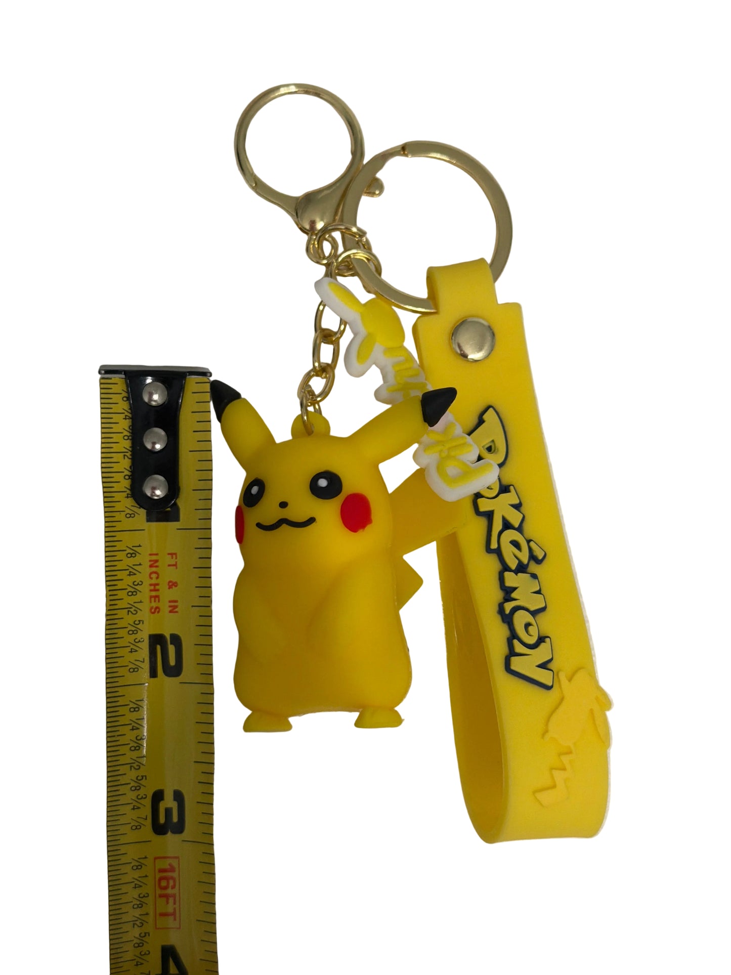 Pikachu Pokémon PVC Keychain – Collectible Bag Tag