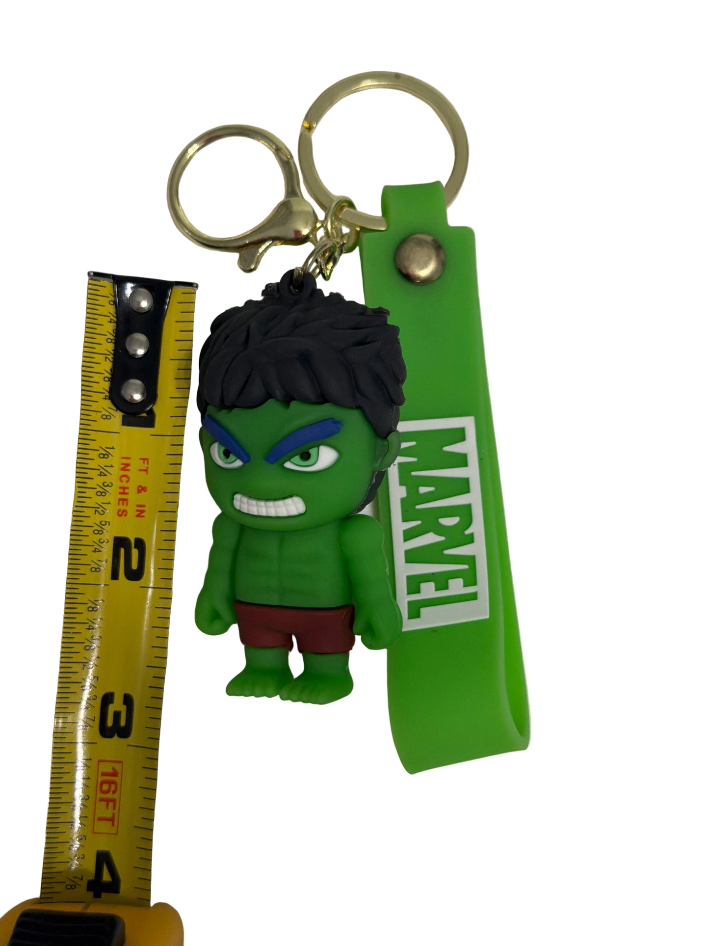 Hulk SKU 2 Marvel PVC Keychain ā Bag Tag