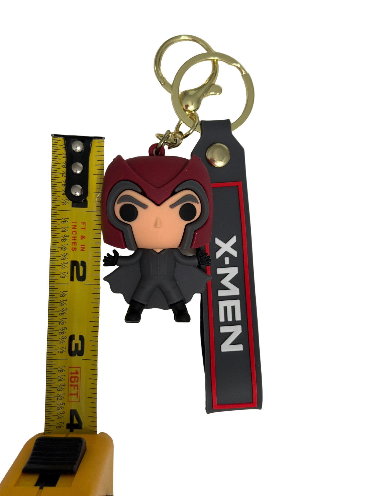 Magneto X-Men PVC Keychain β Marvel Collectible Bag Tag