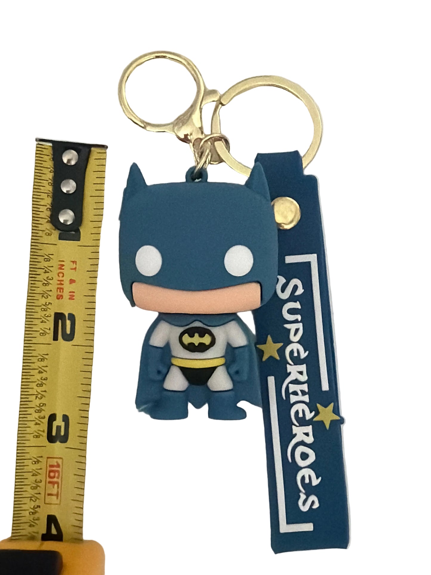 Batman Super Hero PVC Keychain