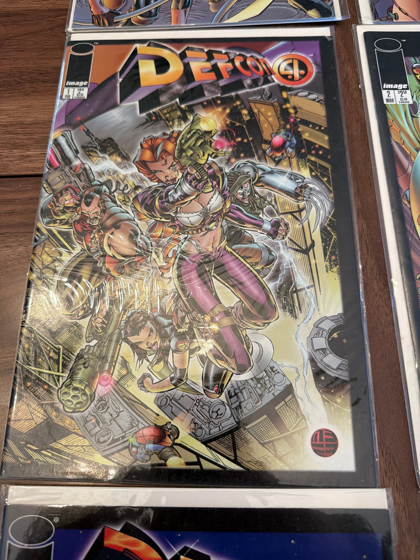 Image Comics Defcon 4 #1–4 – Lot of 6 w/ 3 Variant #1s – VF/NM*