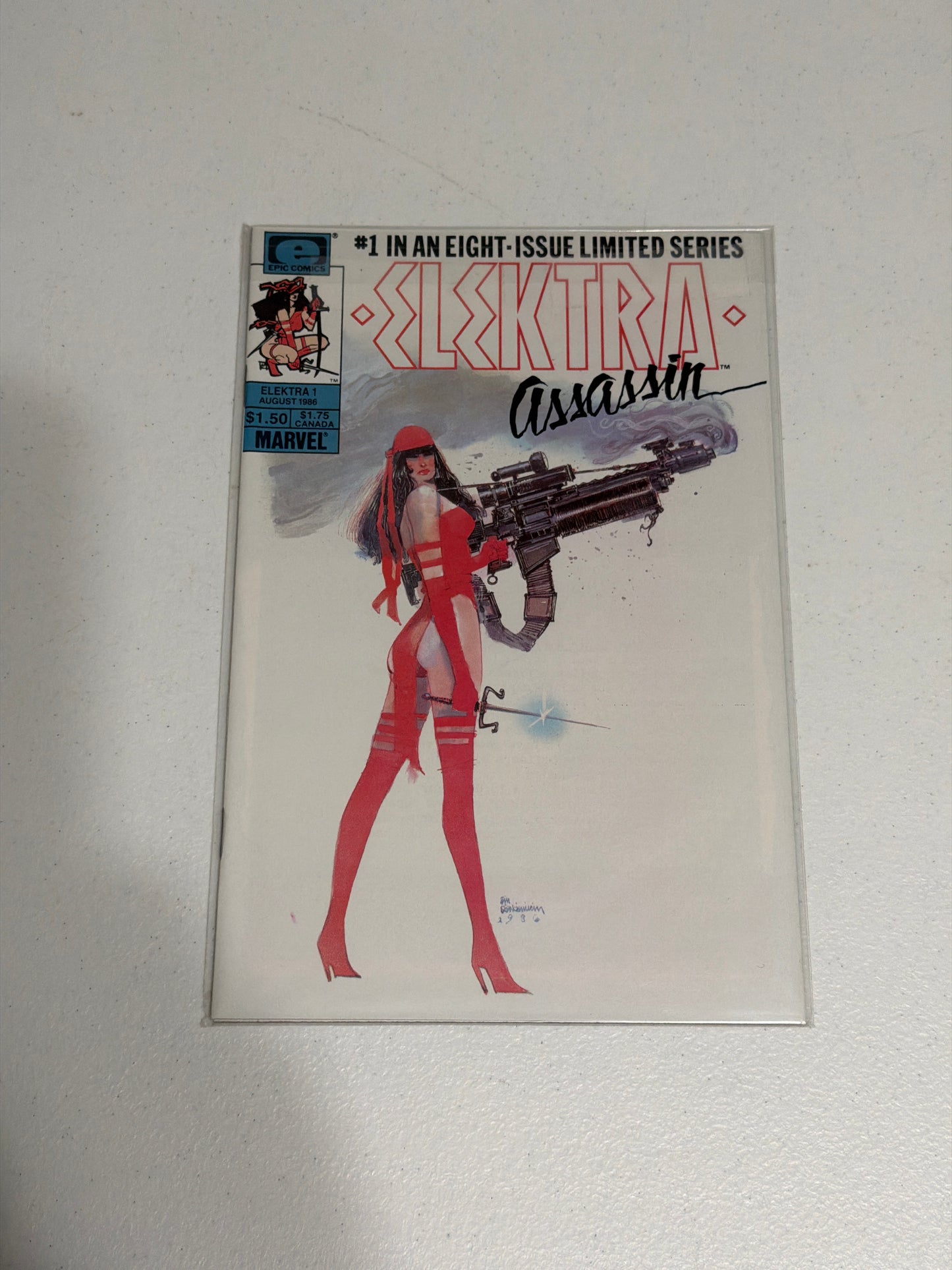 Elektra Assassin #1 in an 8 Issue Limited Series Epic Comics Near Mint *