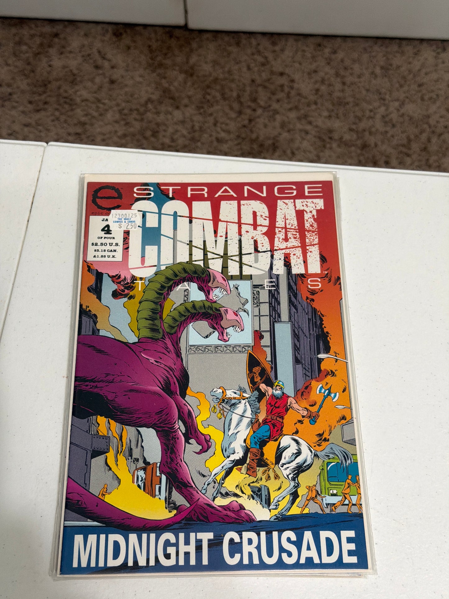 Epic Comics Strange Combat Tales 1-4 Mini Series Near Mint Condition *