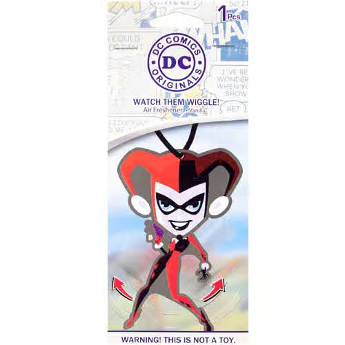 DC Comics Harley Quinn Wiggler Superhero Car Air Freshener Vanilla