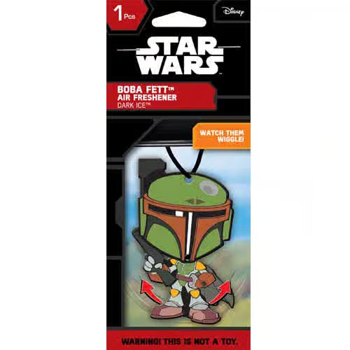 Star Wars Boba Fett Wiggler Car Air Freshener Dark Ice