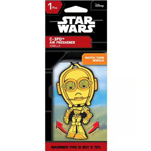 Star Wars C-3PO Wiggler Car Air Freshener Vanilla