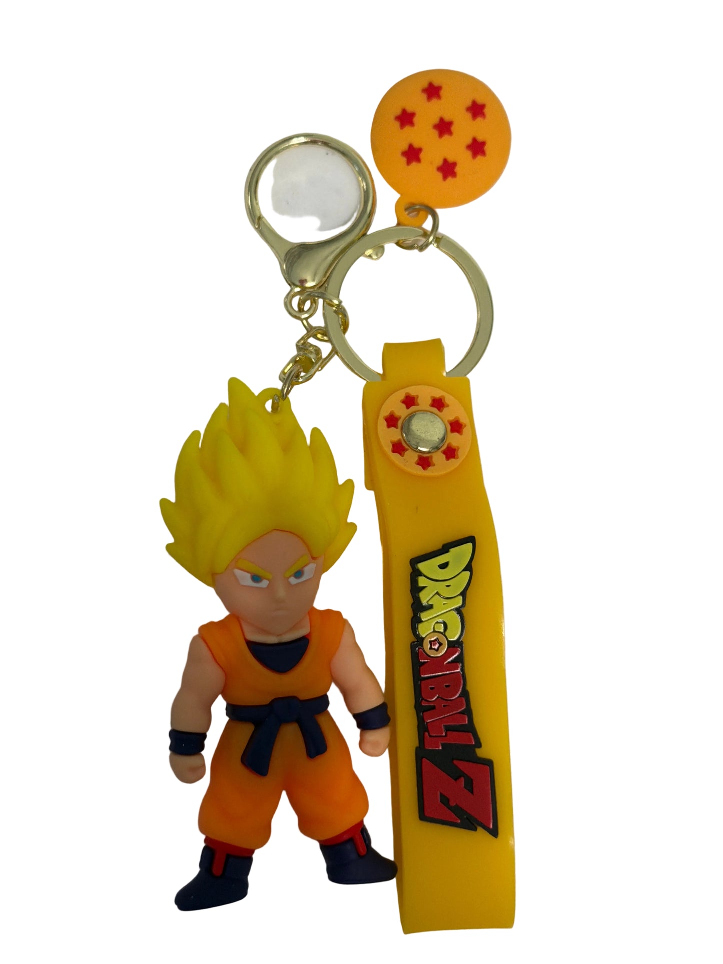 Super Saiyan Goku Dragon Ball Z PVC Keychain – Premium Collectible Bag Tag