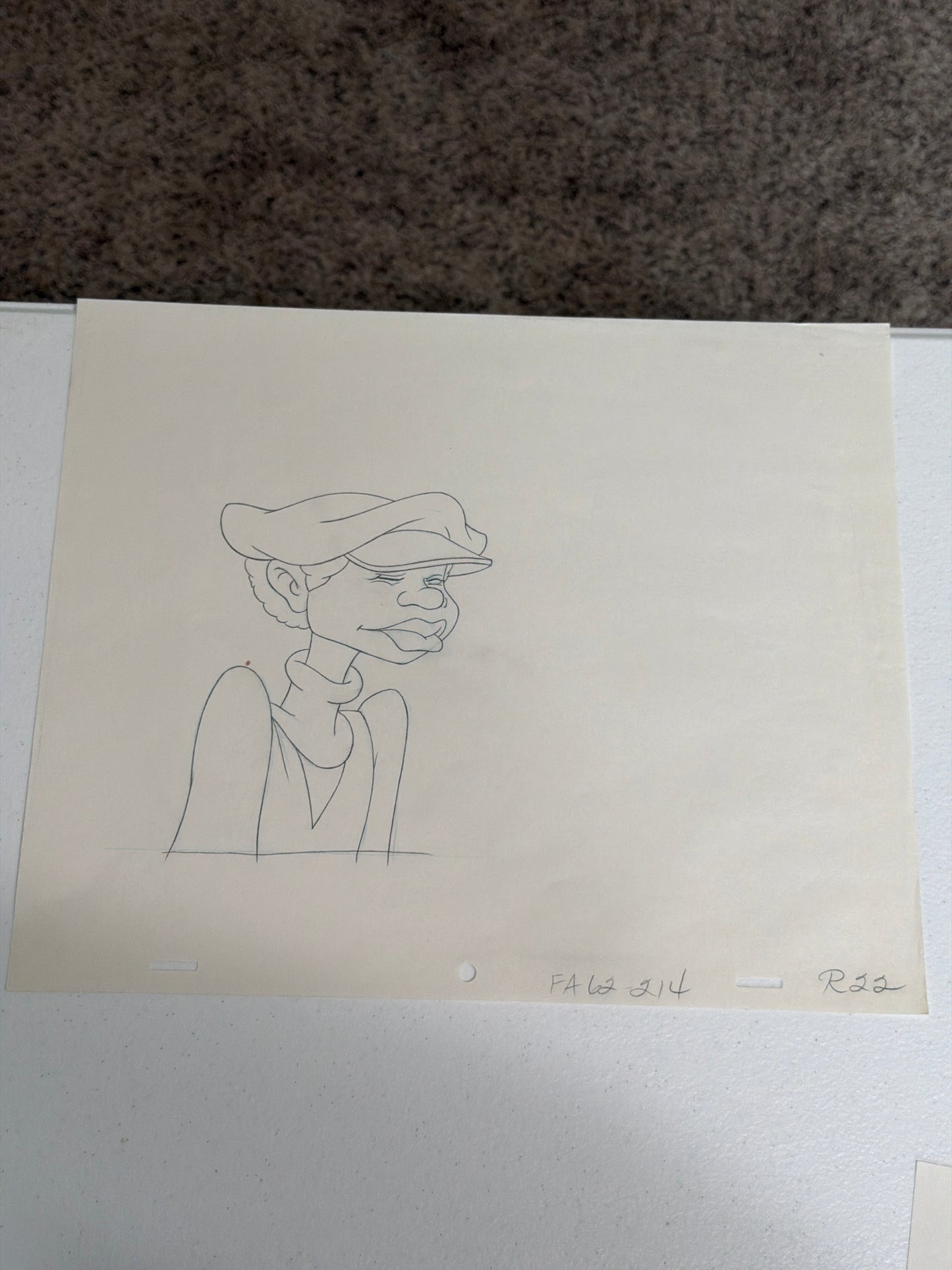 Fat Albert Lot of 5 – Original Production Animation Sketches With COA