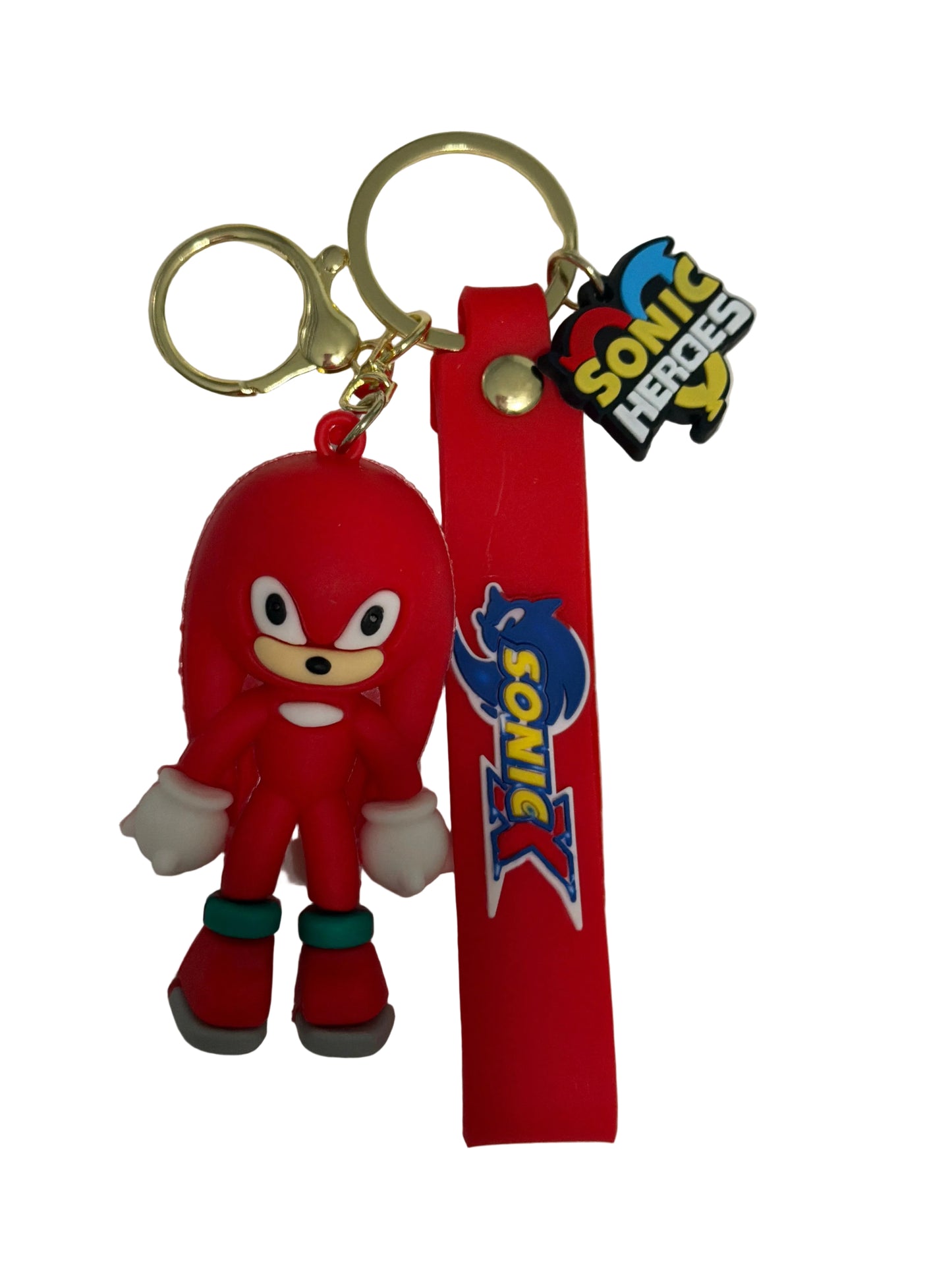 Knuckles, Sonic The Hedgehog TV Themed PVC Keychain