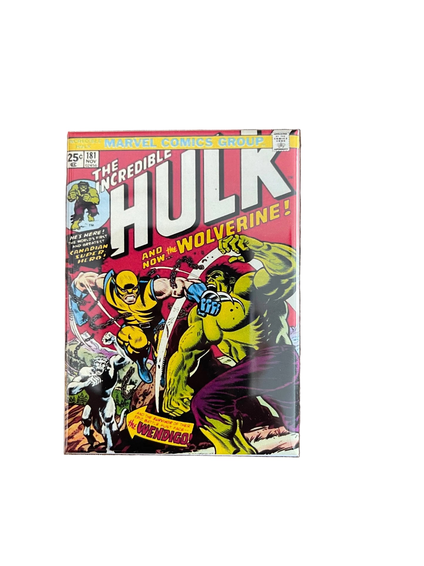 The Incredible Hulk # 181 Comic Cover Magnet 3.5 x 2.5