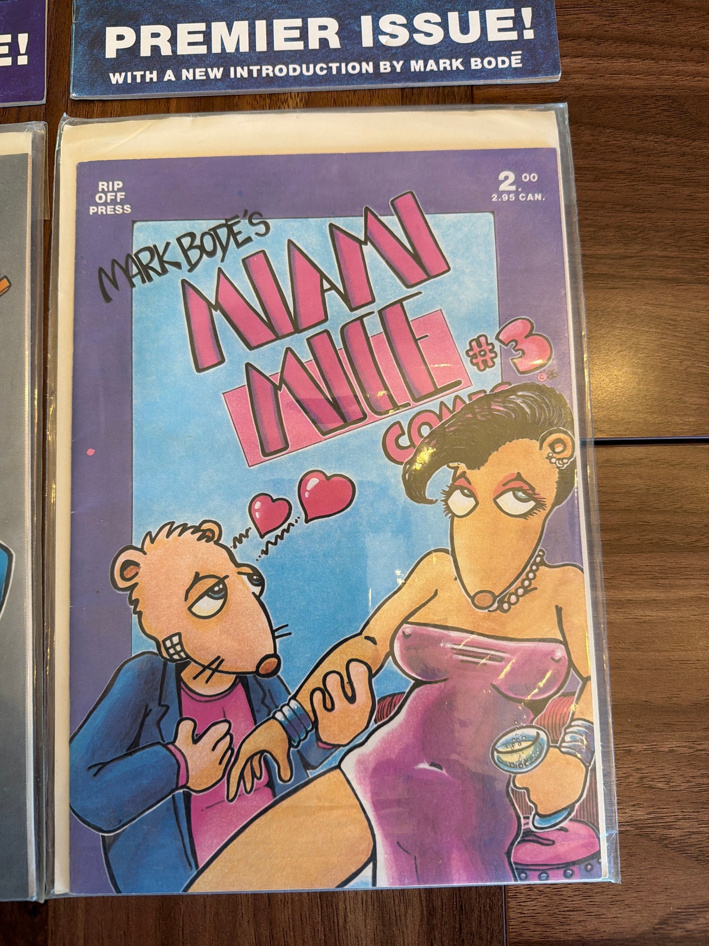 Miami Mice #1 (2nd & 3rd Print) #2 #3 #4 Rip Off Press VG/FN Condition Lot of 5