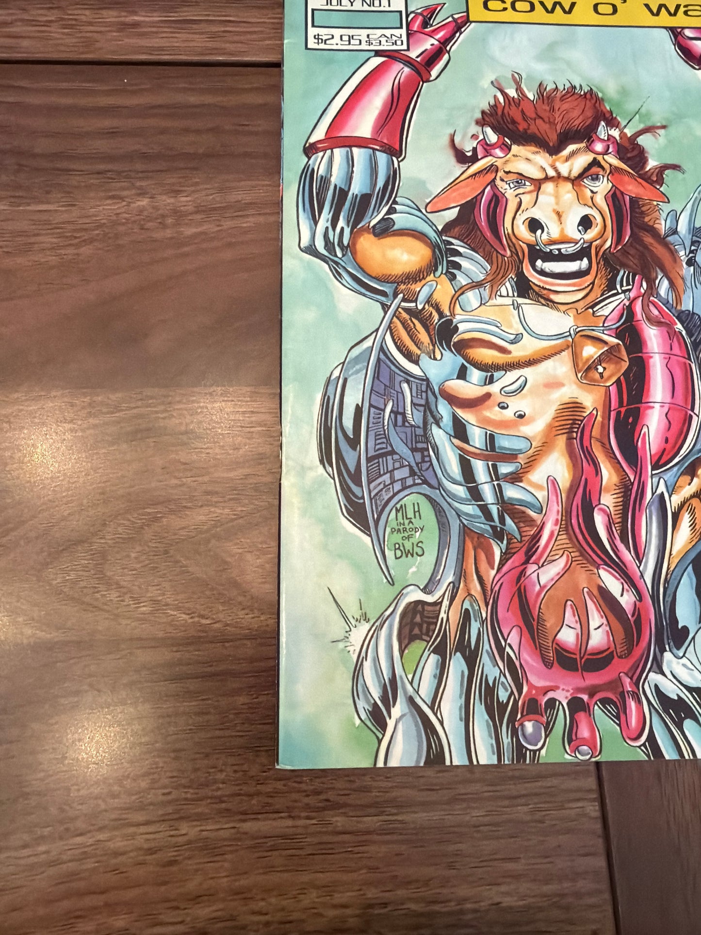 Spoof Comics: Ox-Cow of War #1 (Fine) & Spoon vs. Batbabe #1 (NM) – Lot of 2*