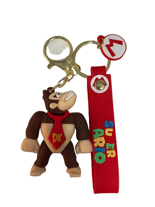 Donkey Kong Super Mario brothers ￼TV Themed PVC Keychain ￼
