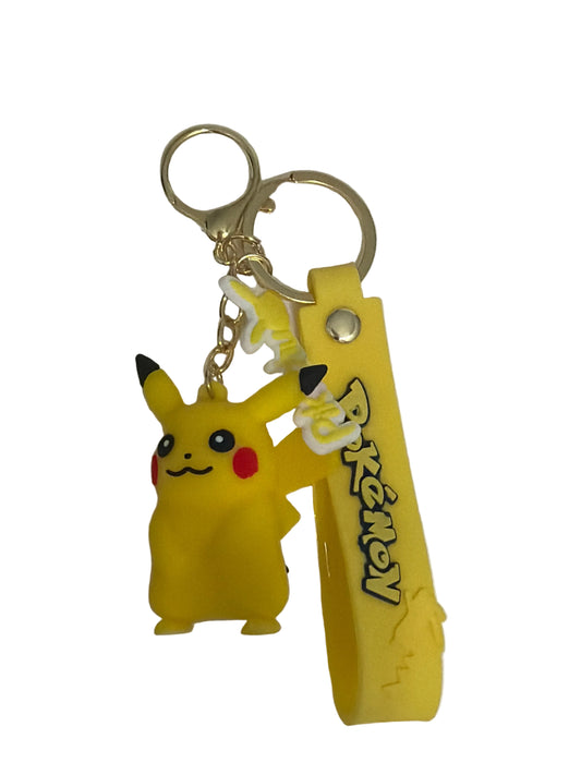 Pikachu Pokémon PVC Keychain – Collectible Bag Tag
