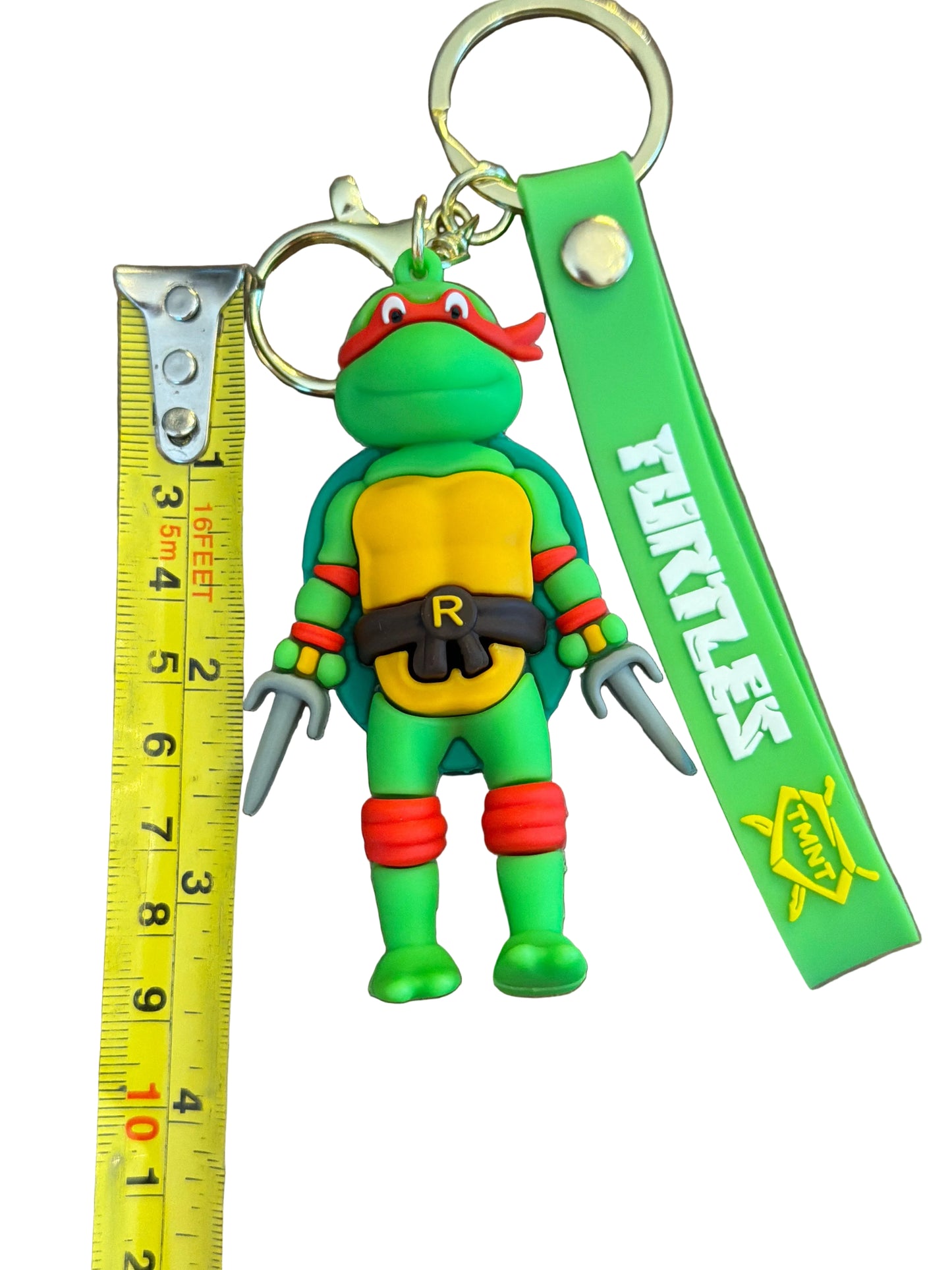 Teenage Mutant Ninja Turtles Raphael Super Hero PVC Keychain