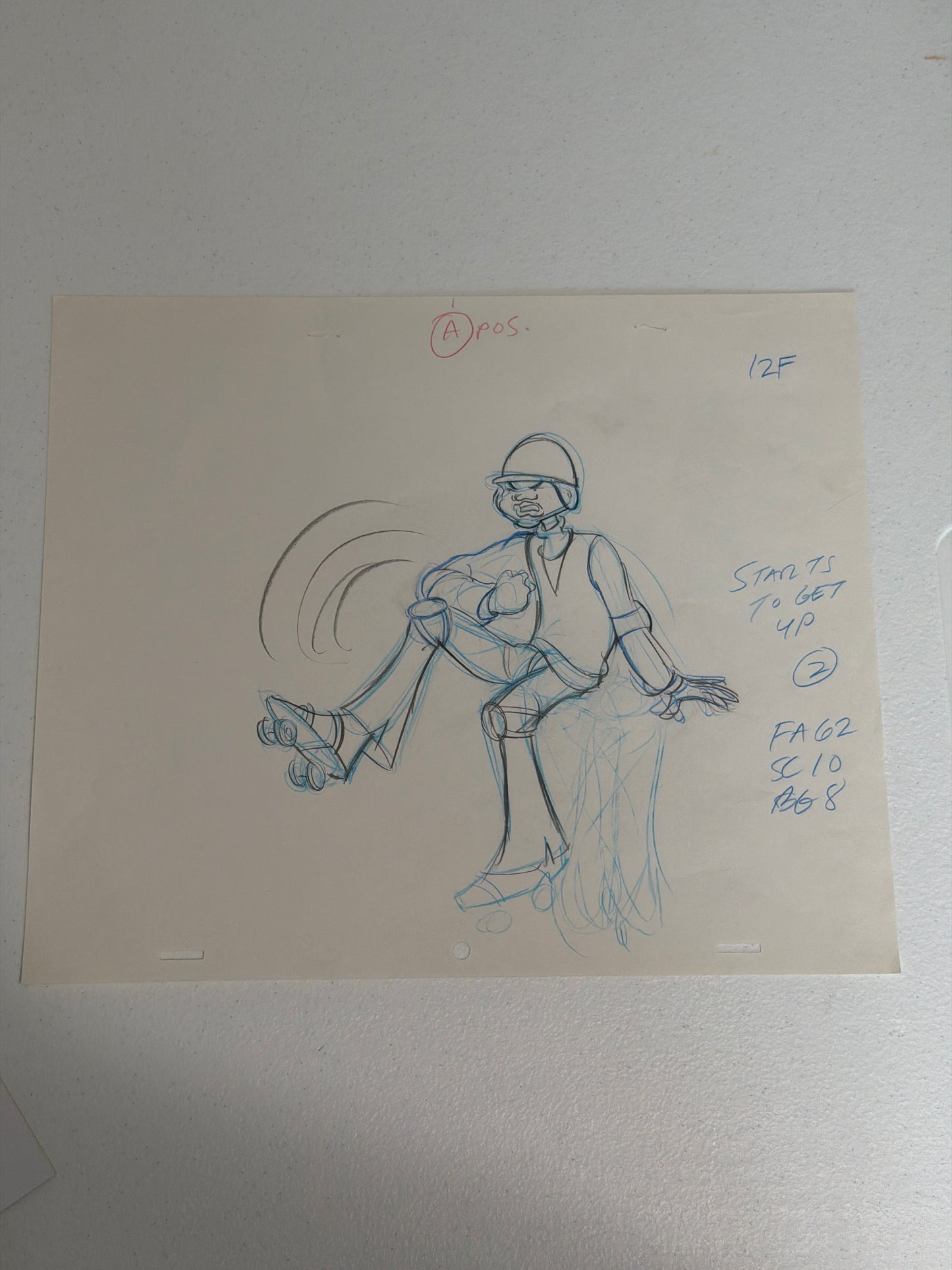 Fat Albert – Original Production Animation Sketch No COA