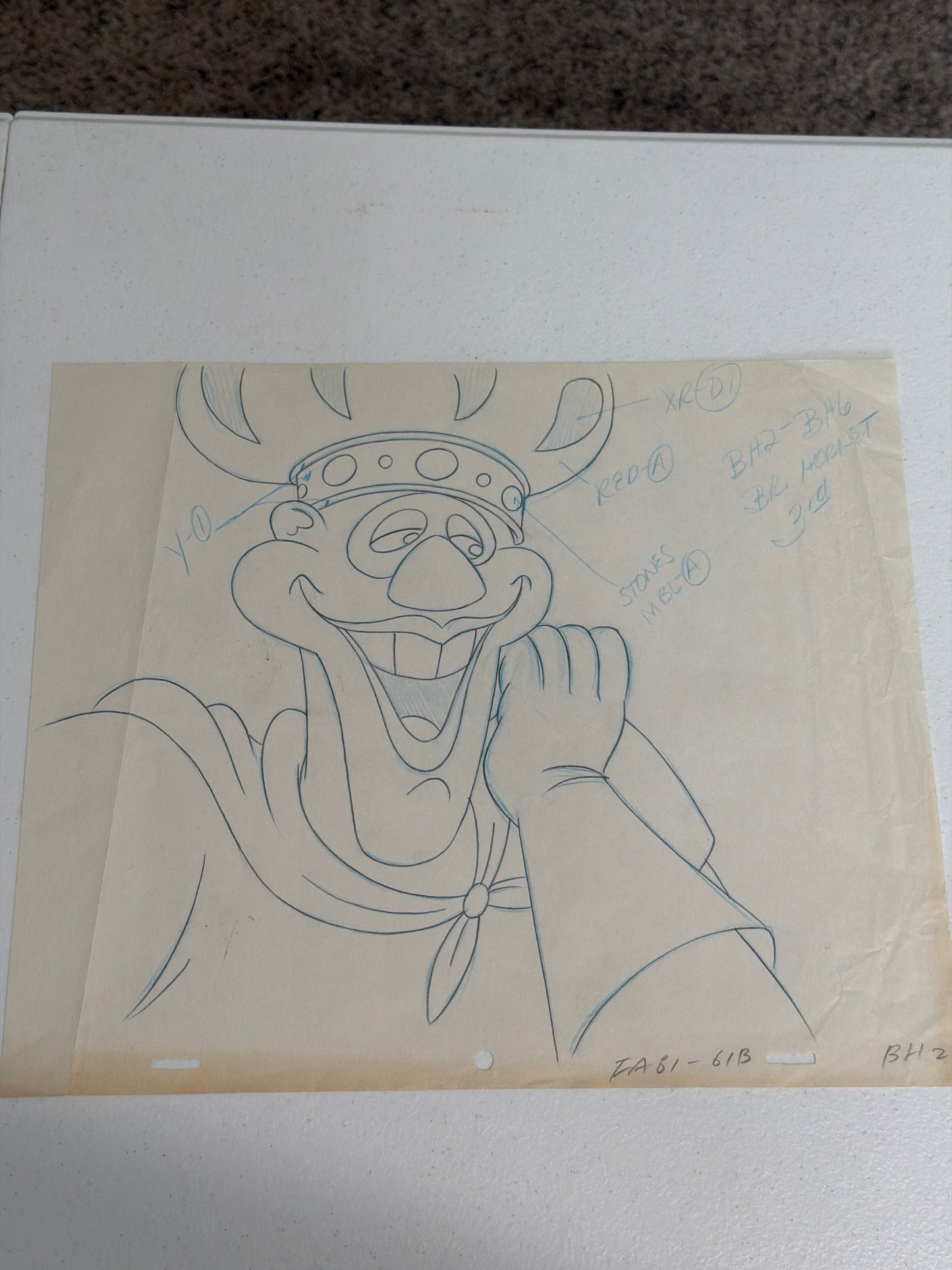 Fat Albert Lot of 5 – Original Production Animation Sketches With COA