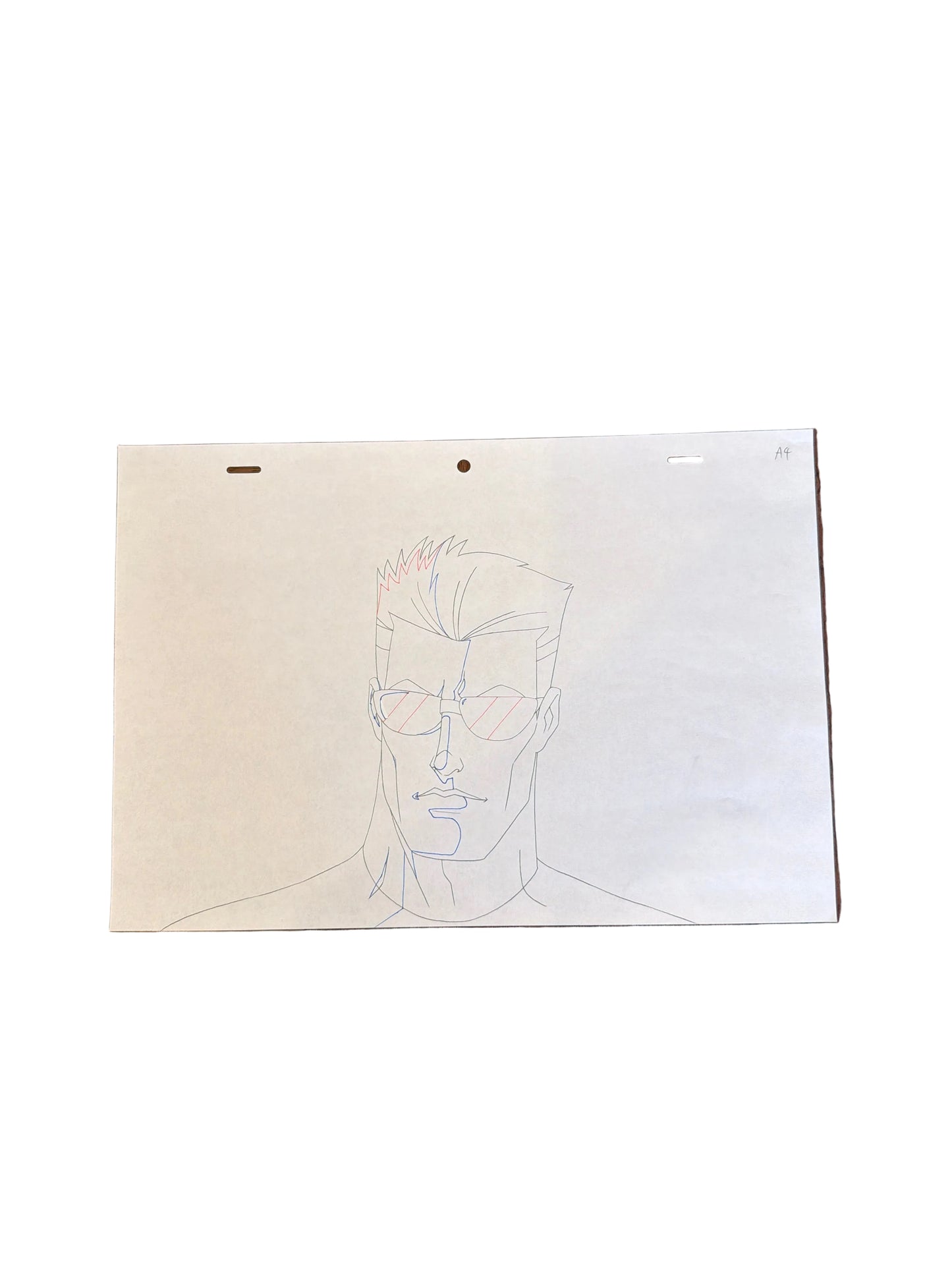 Wolverine and the X-Men Original Production Art - Cyclops Headshot Ep 1 Premiere COA Not Included