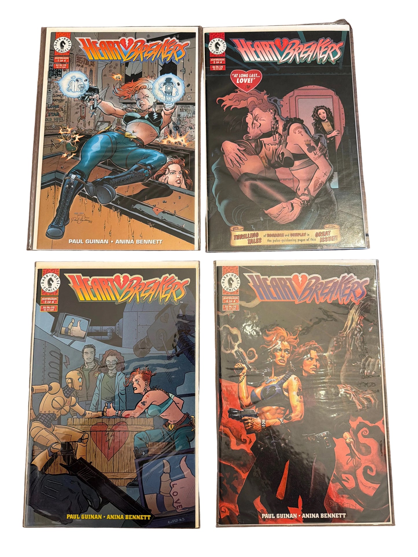 Heart Breakers 1-4 Near Mint Condition Dark Horse Comics*