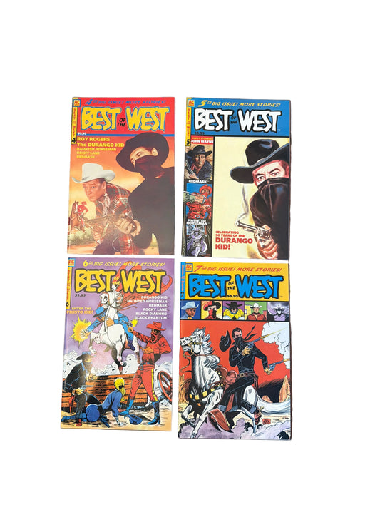 AC Comics Best of the West #4–7 – Lot of 4 – Digest Size – Near Mint*