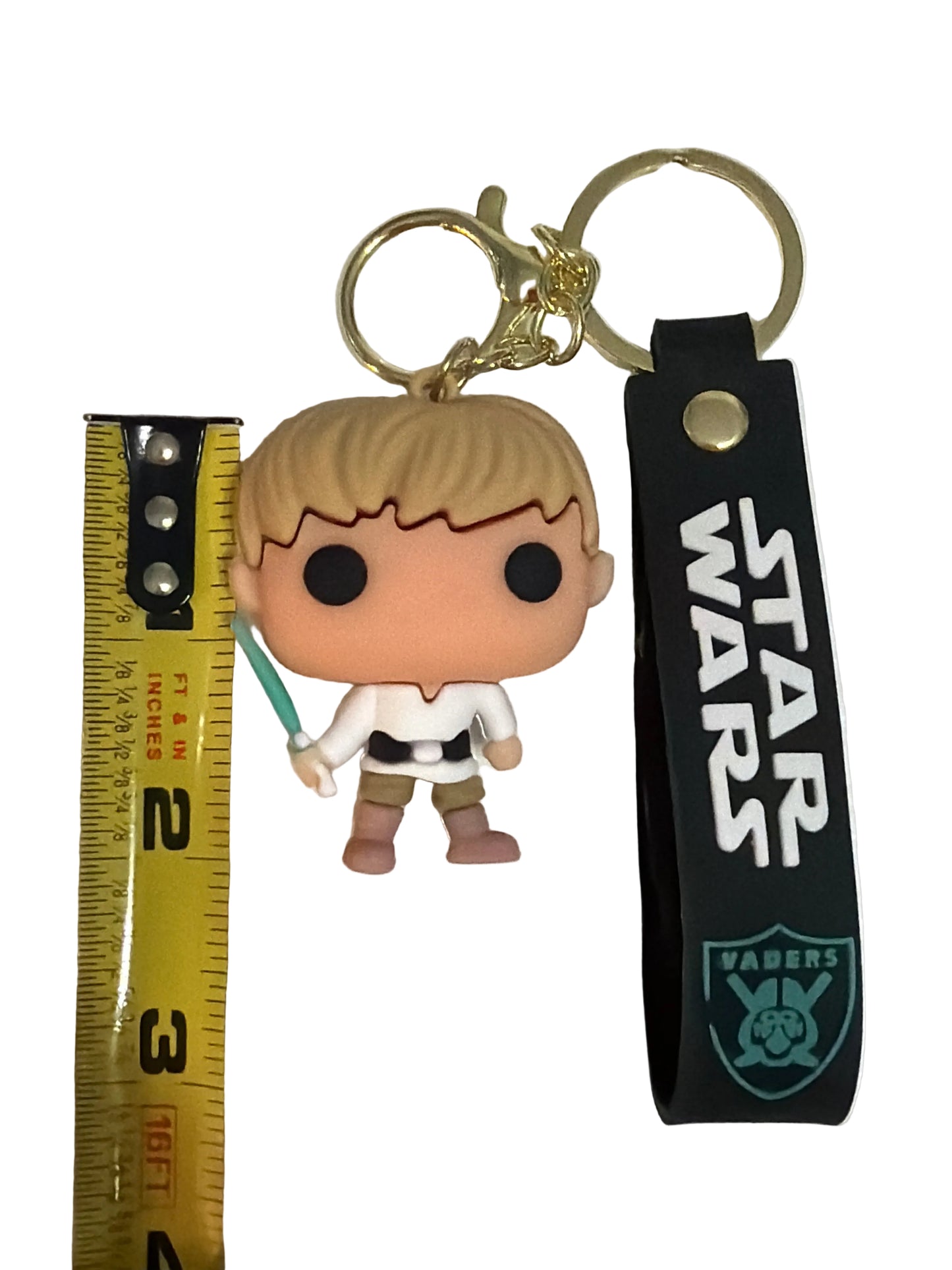 Luke Skywalker Star Wars PVC Keychain – Collectible Bag Tag