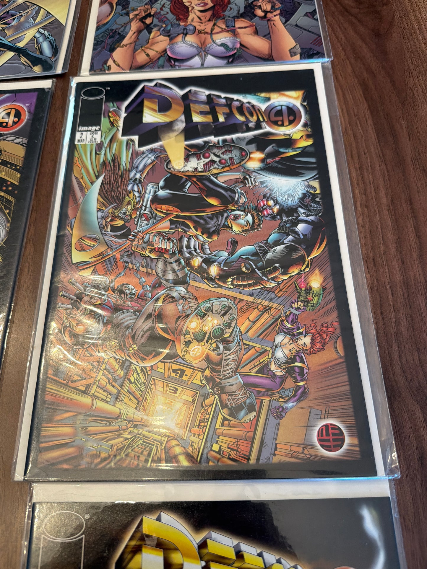 Image Comics Defcon 4 #1–4 – Lot of 6 w/ 3 Variant #1s – VF/NM*