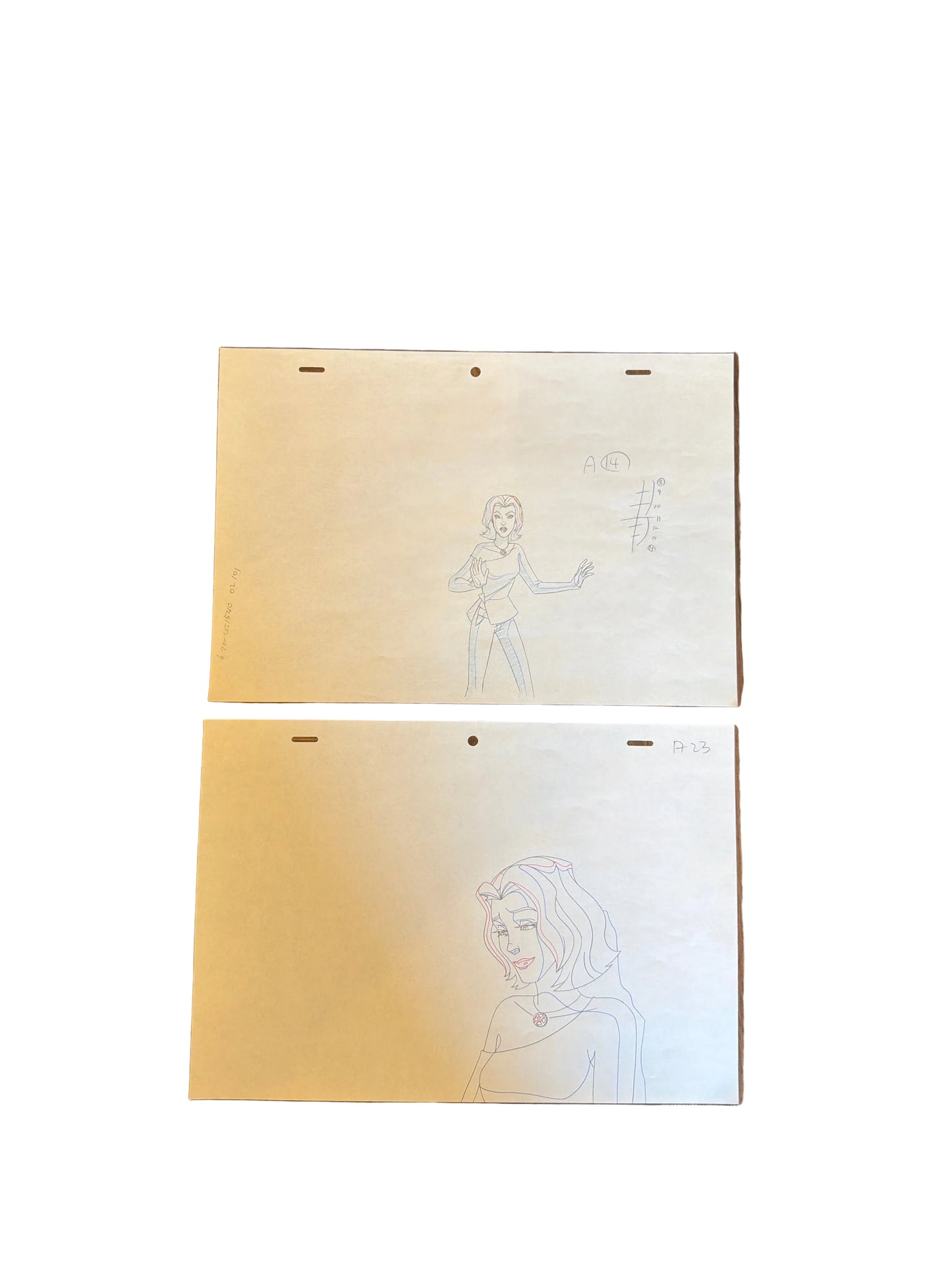 Wolverine and the X-Men Original Production Art Lot - Kitty Pryde Sequence Set Ep 1 COA Not Included