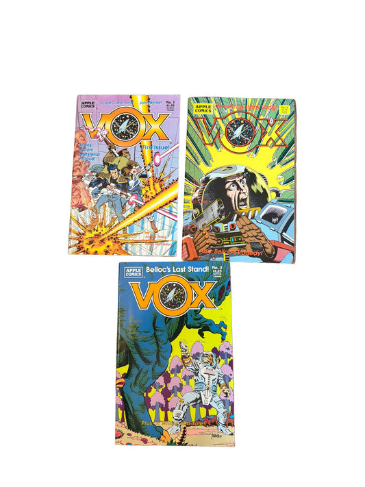 Apple Comics Vox 1-3 Fine Condition *
