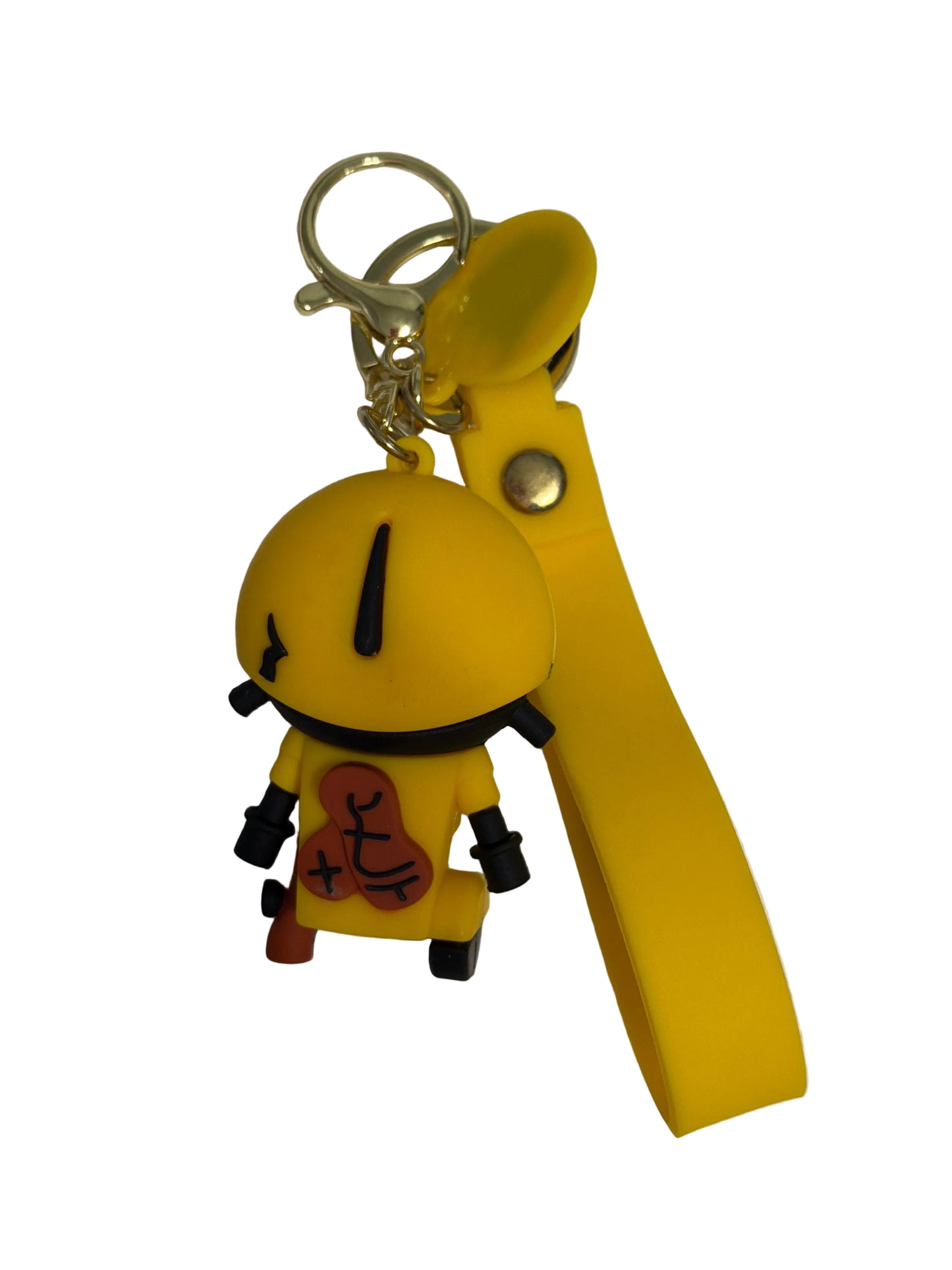 Transformer Worker Yellow PVC Keychain — Heavy-Duty Autobot Collectible