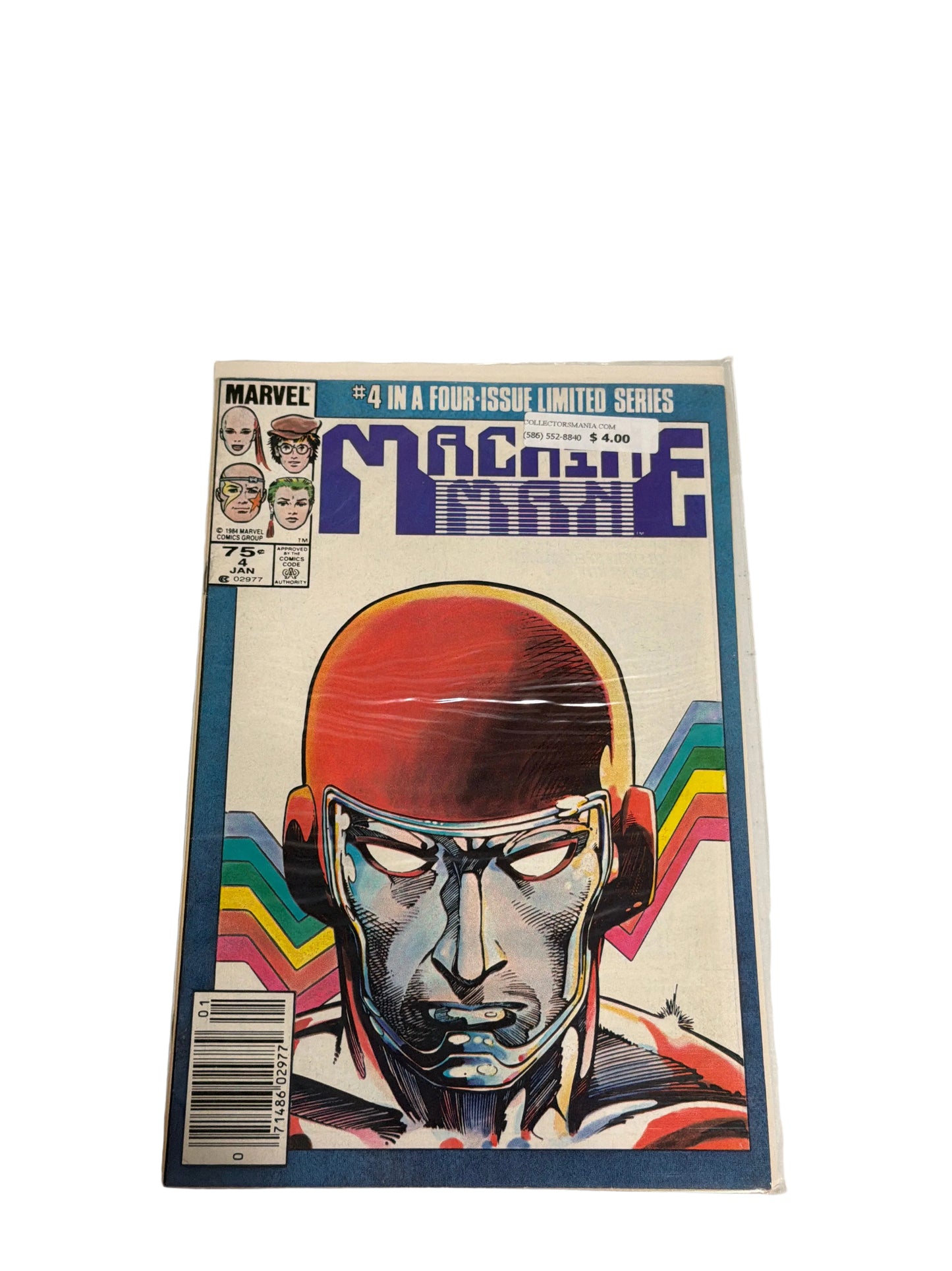 Marvel Comics Machine Man 1-4 Limited Series Fine to Very Fine Condition *