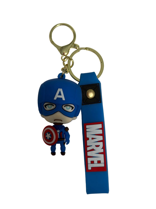 Captain America SKU 3 Marvel PVC Keychain – Collectible Bag Tag
