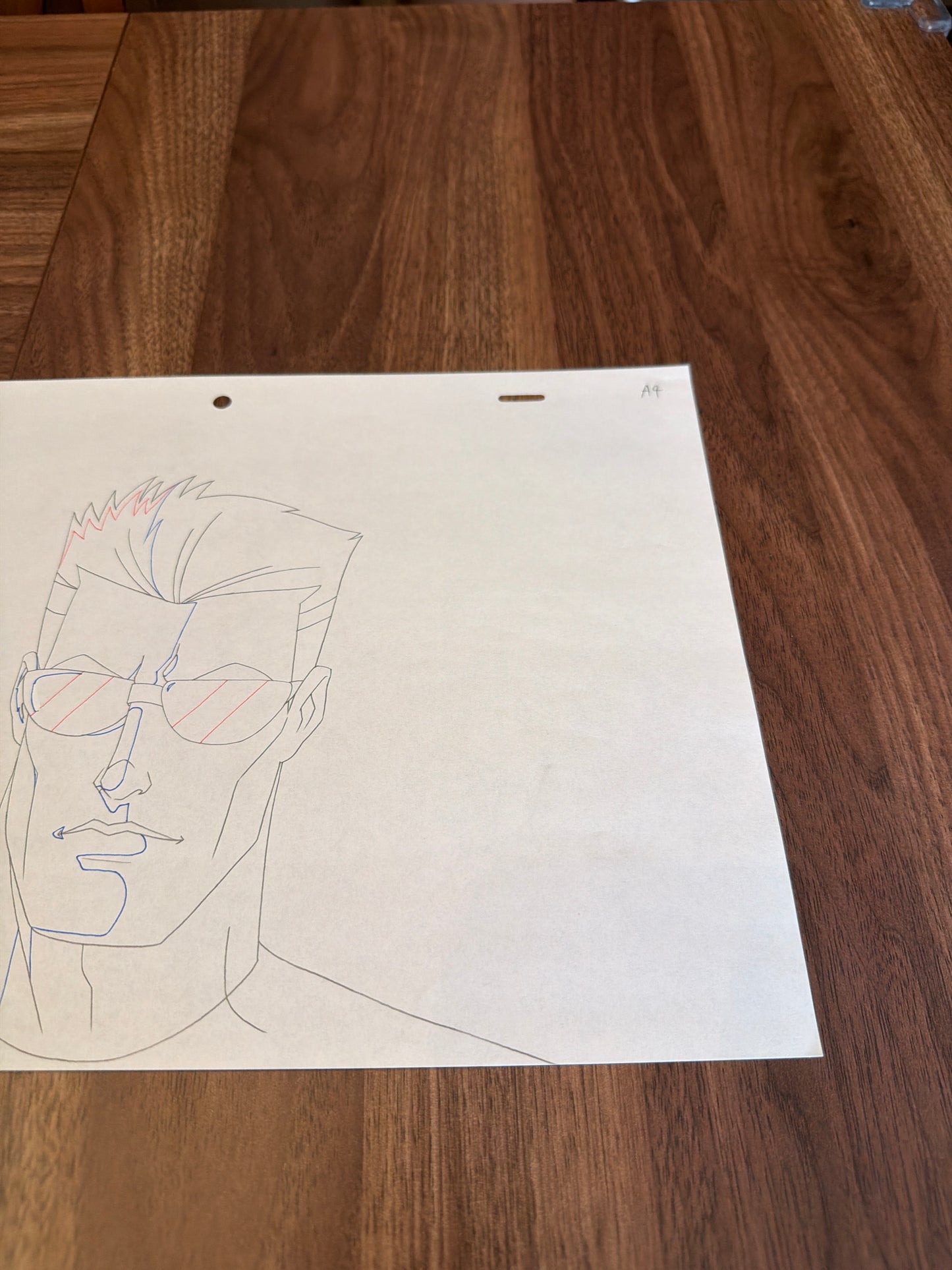 Wolverine and the X-Men Original Production Art - Cyclops Headshot Ep 1 Premiere COA Not Included