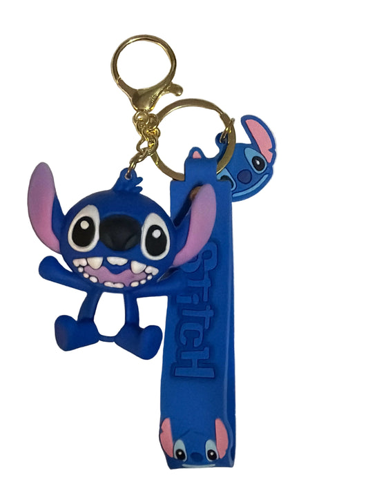 Stitch , Lilo and Stich TV Themed PVC Keychain