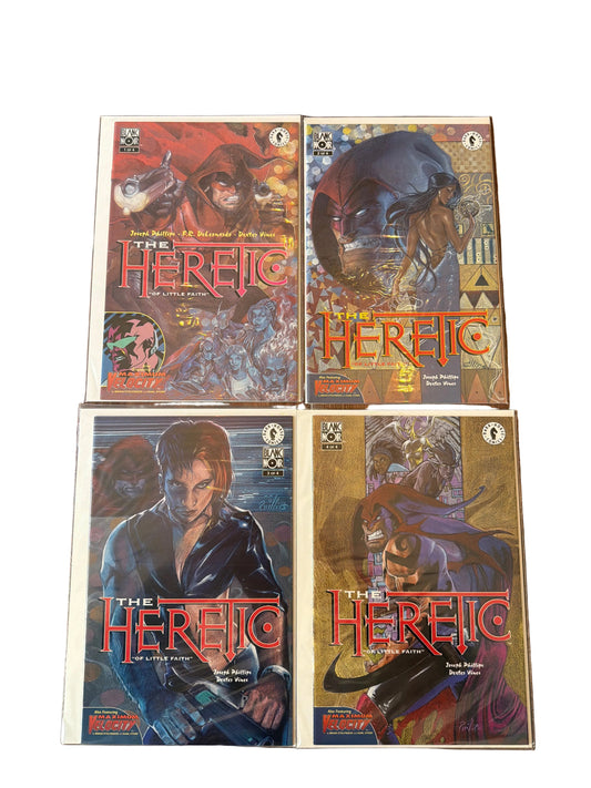 The Heretic Dark Horse Comics 1-4 Nm Condition *