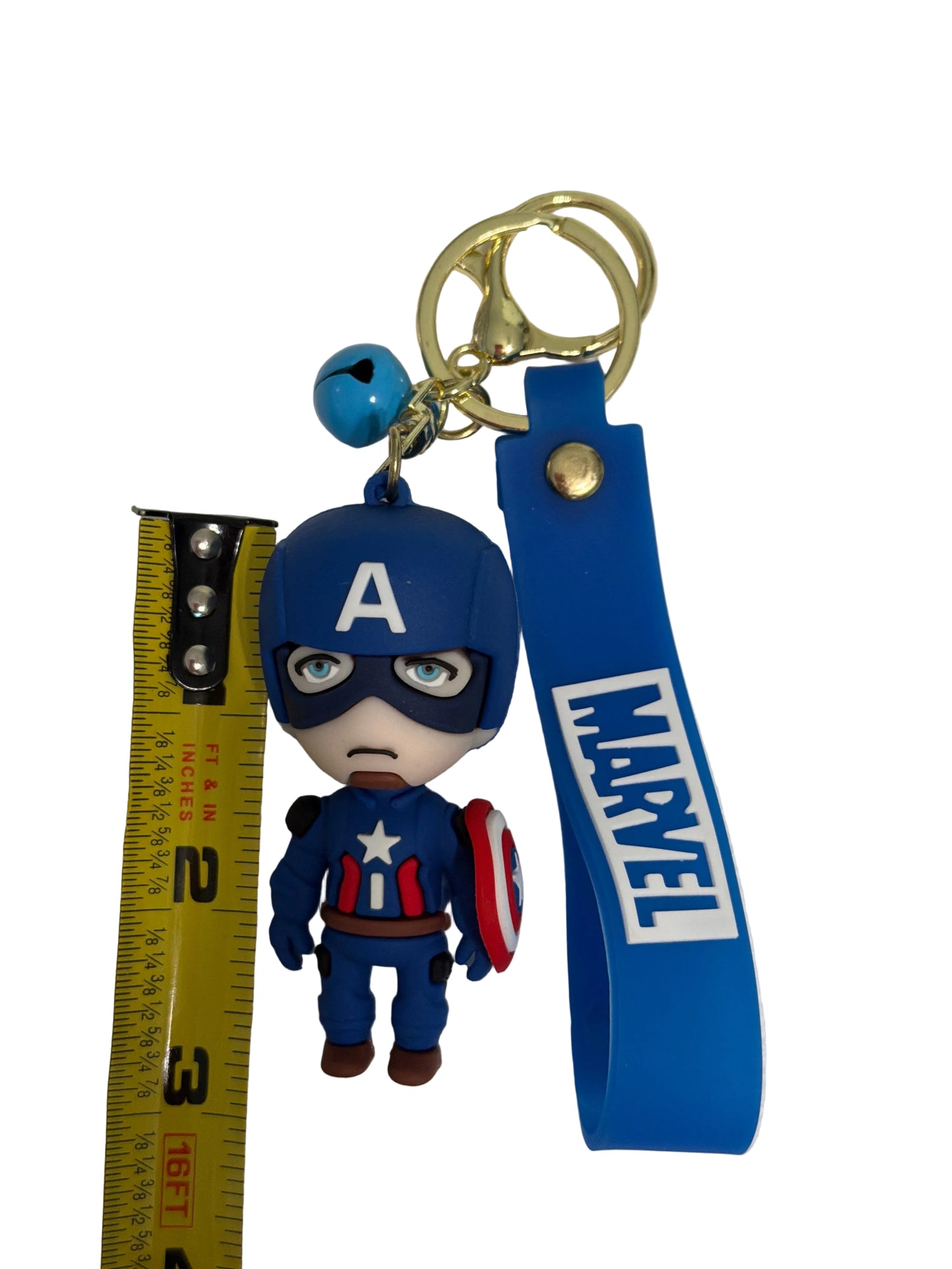 Captain America SKU 2 Marvel PVC Keychain – Collectible Bag Tag