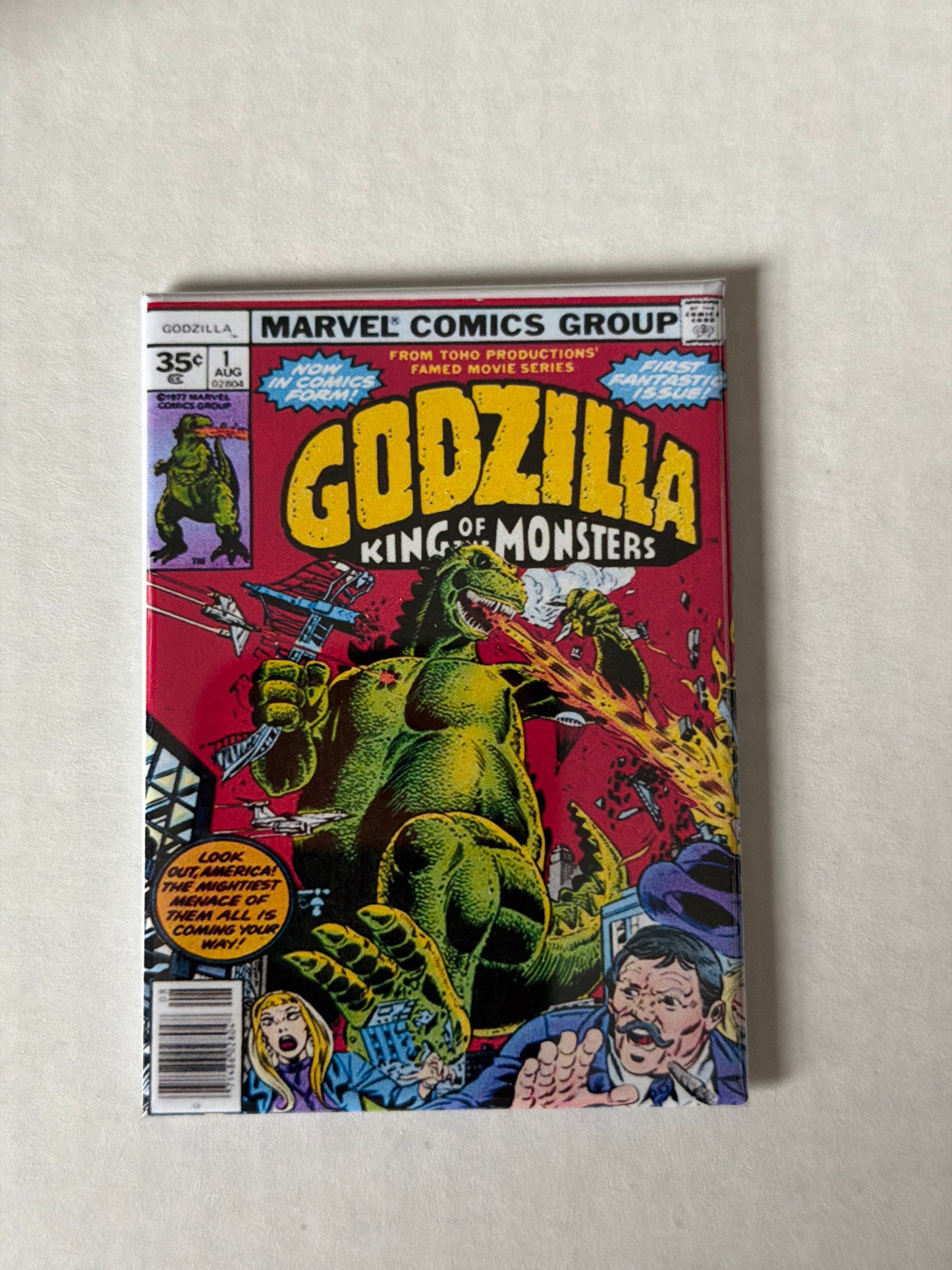 Godzilla King of the Monsters #1 Comic Cover Magnet (3.5 x 2.5 inch)