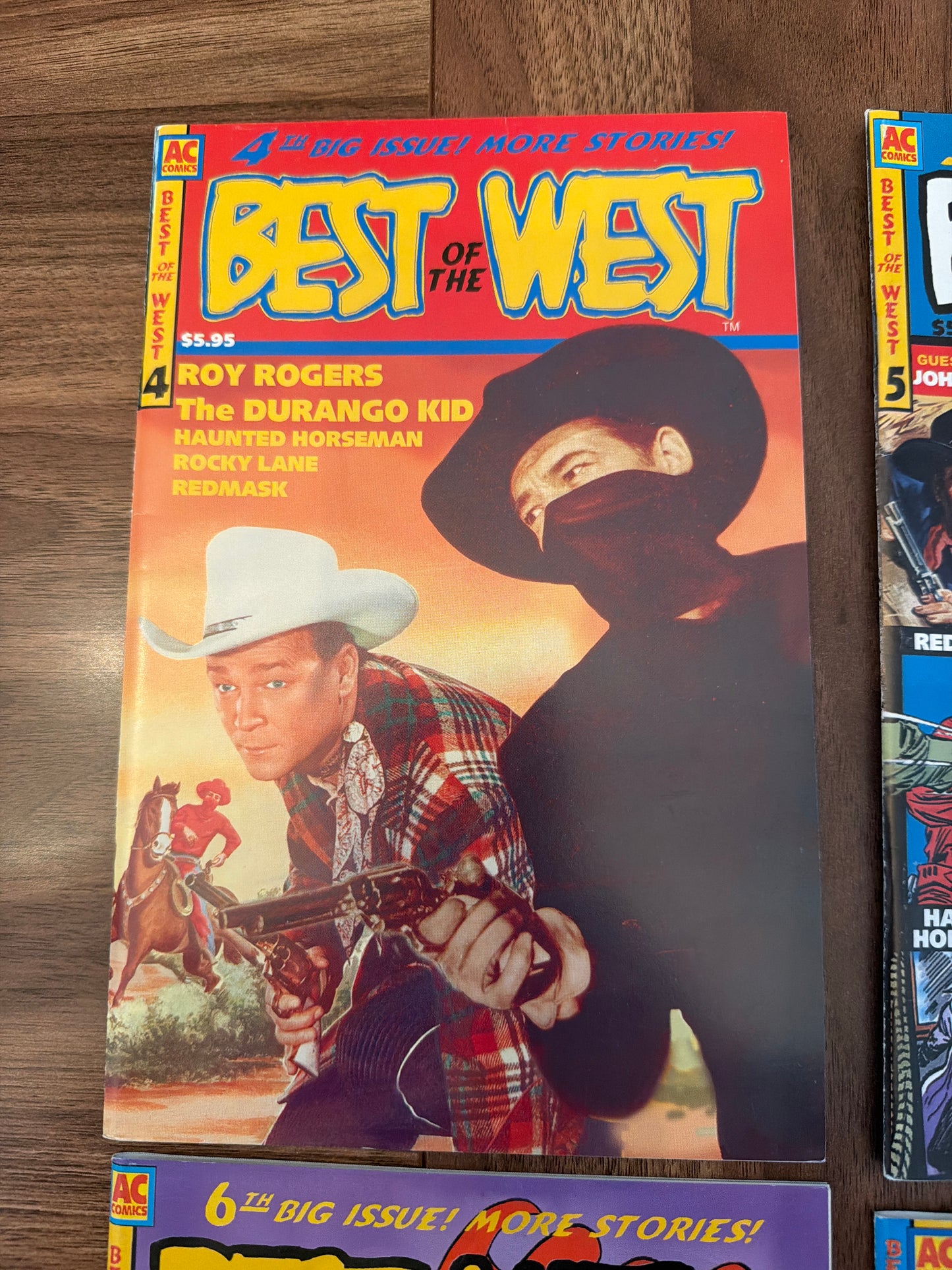 AC Comics Best of the West #4–7 – Lot of 4 – Digest Size – Near Mint*