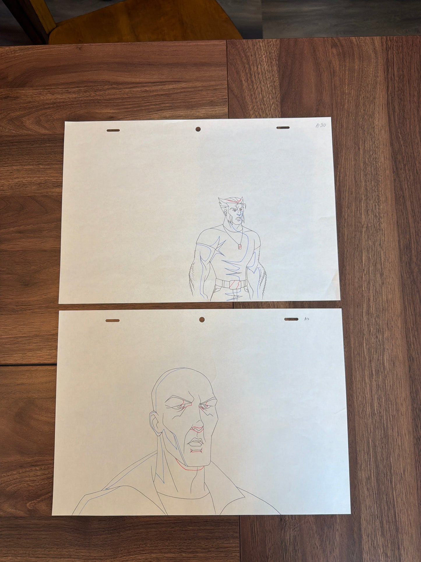 Wolverine and the X-Men Original Production Art Set Ep 1 w/ Animation Legends COA