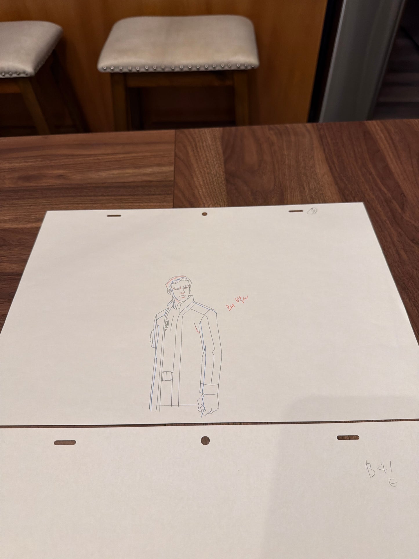 Ultimate Spider-Man Animated Series Original Production Art Lot - Peter Parker & Harry Osborn No COA