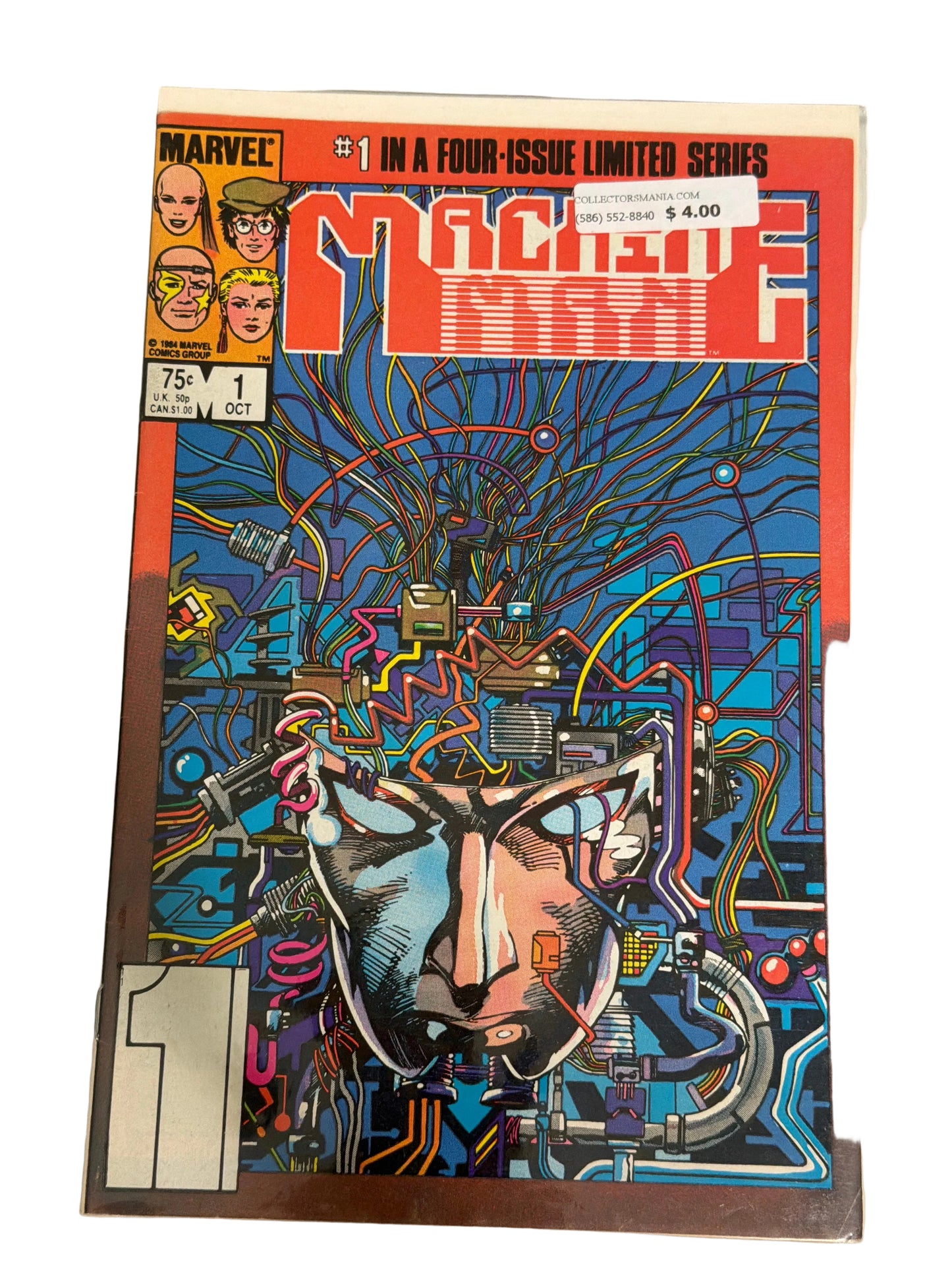 Marvel Comics Machine Man 1-4 Limited Series Fine to Very Fine Condition *