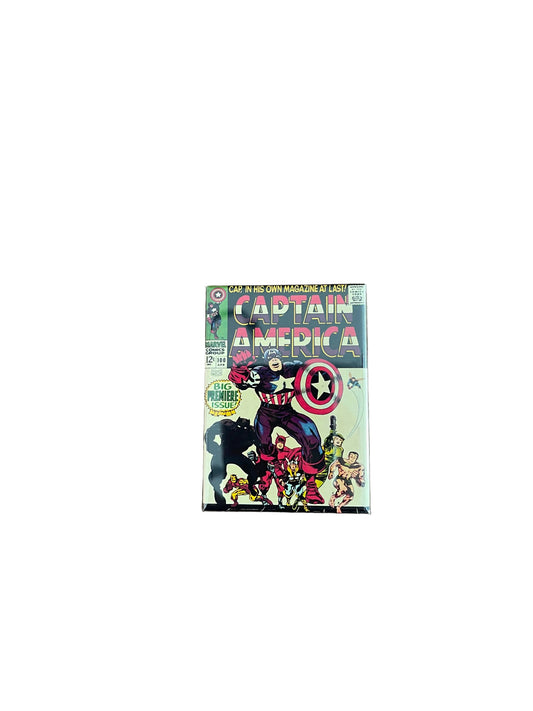 Captain America #100 Comic Cover Magnet (3.5 x 2.5 inch)