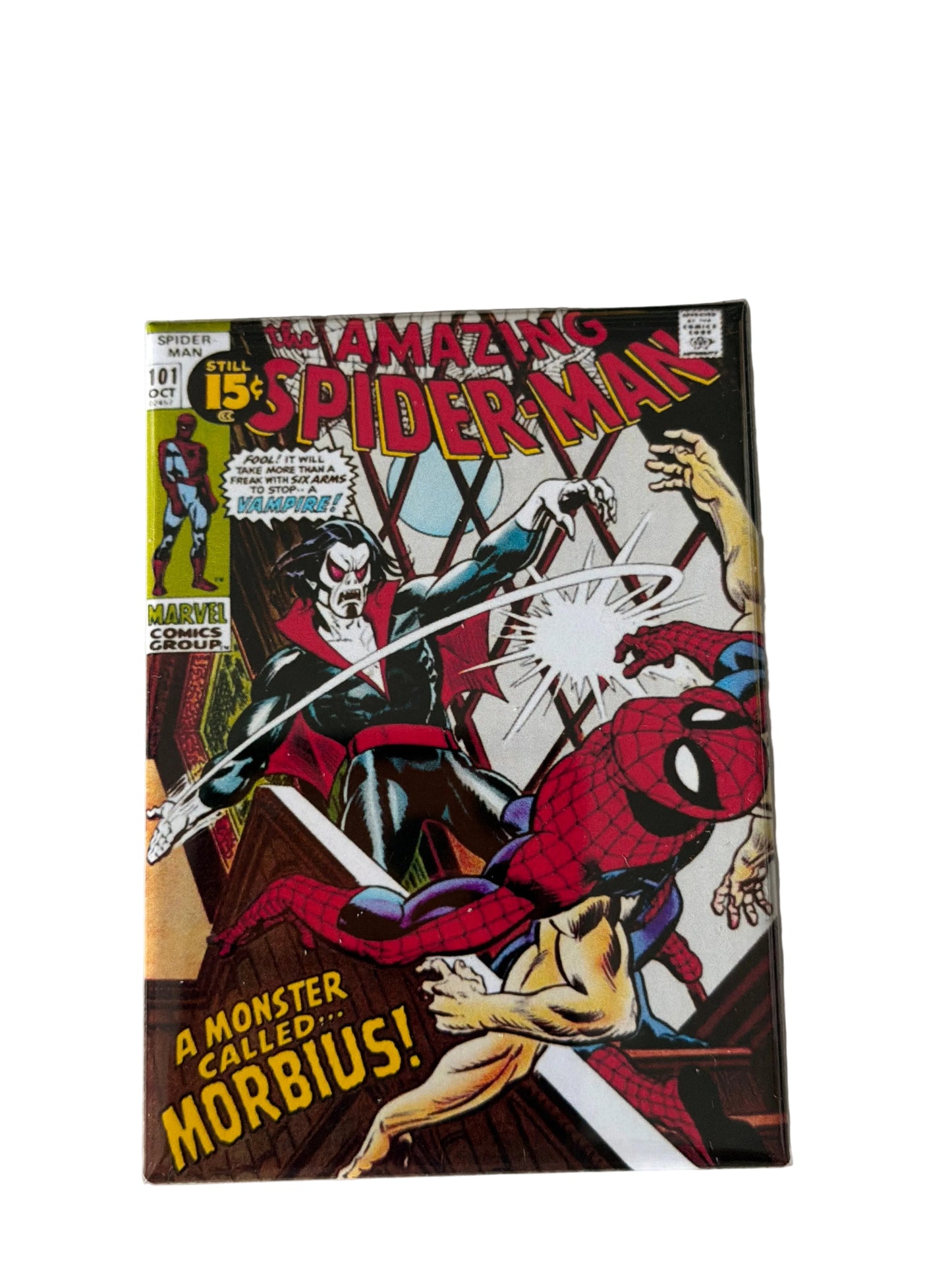 Amazing Spider-Man #101 Comic Cover Magnet (3.5 x 2.5 inch)