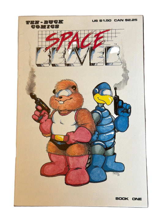 Space Beaver Book 1 Fine to Vf Condition Ten-Buck Comics*