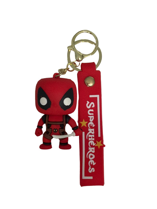 Deadpool SKU 3 Super Hero PVC Keychain