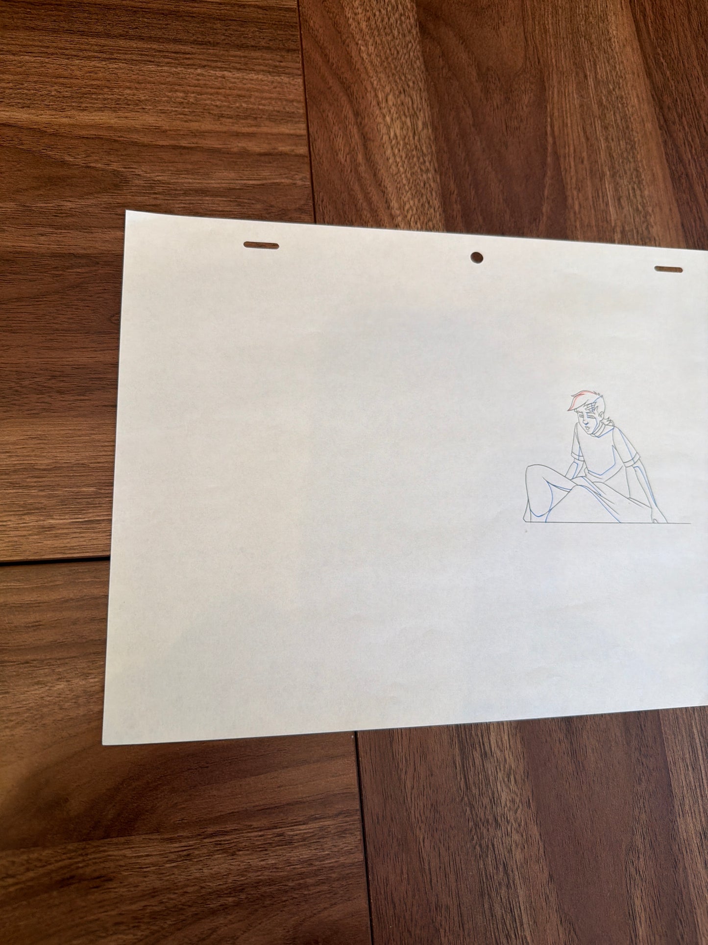 Wolverine and the X-Men Original Production Art - Rogue & Nightcrawler Dual-Layer Matching Set COA Not Included