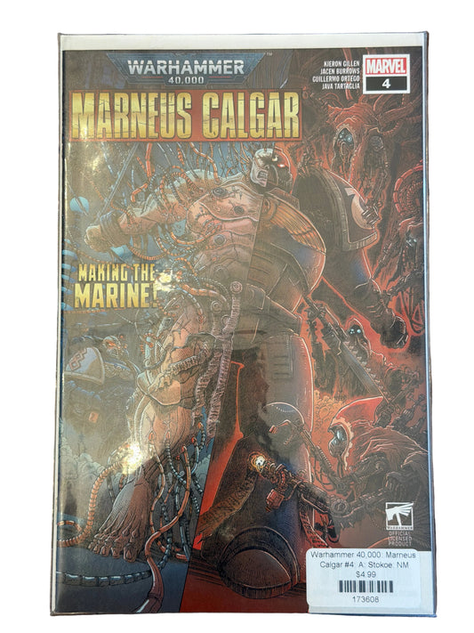 Marvel Comics Warhammer 40,000: Marneus Calgar #4 – Near Mint – Making the Marine*