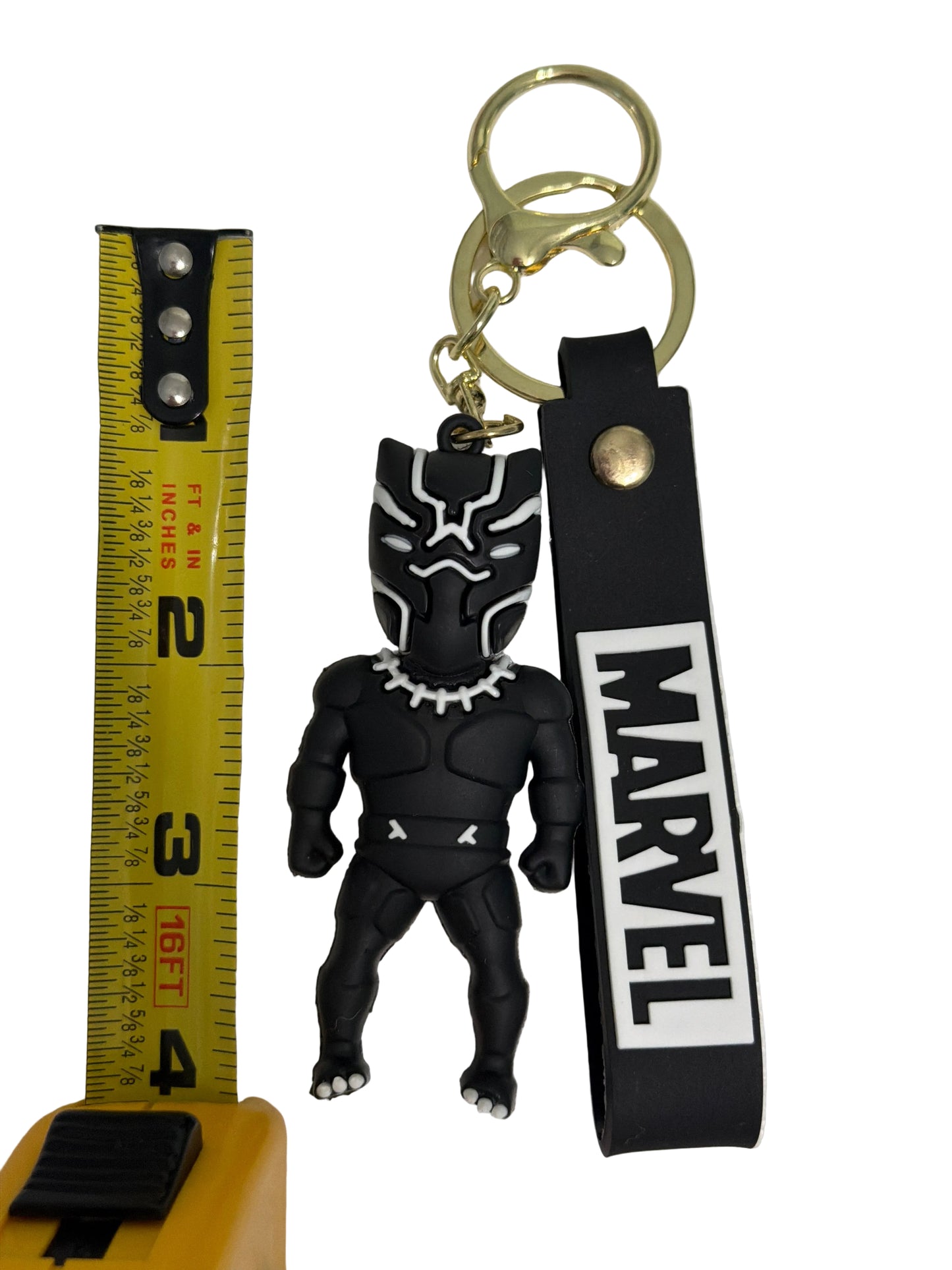 Black panther marvel PVC Keychain