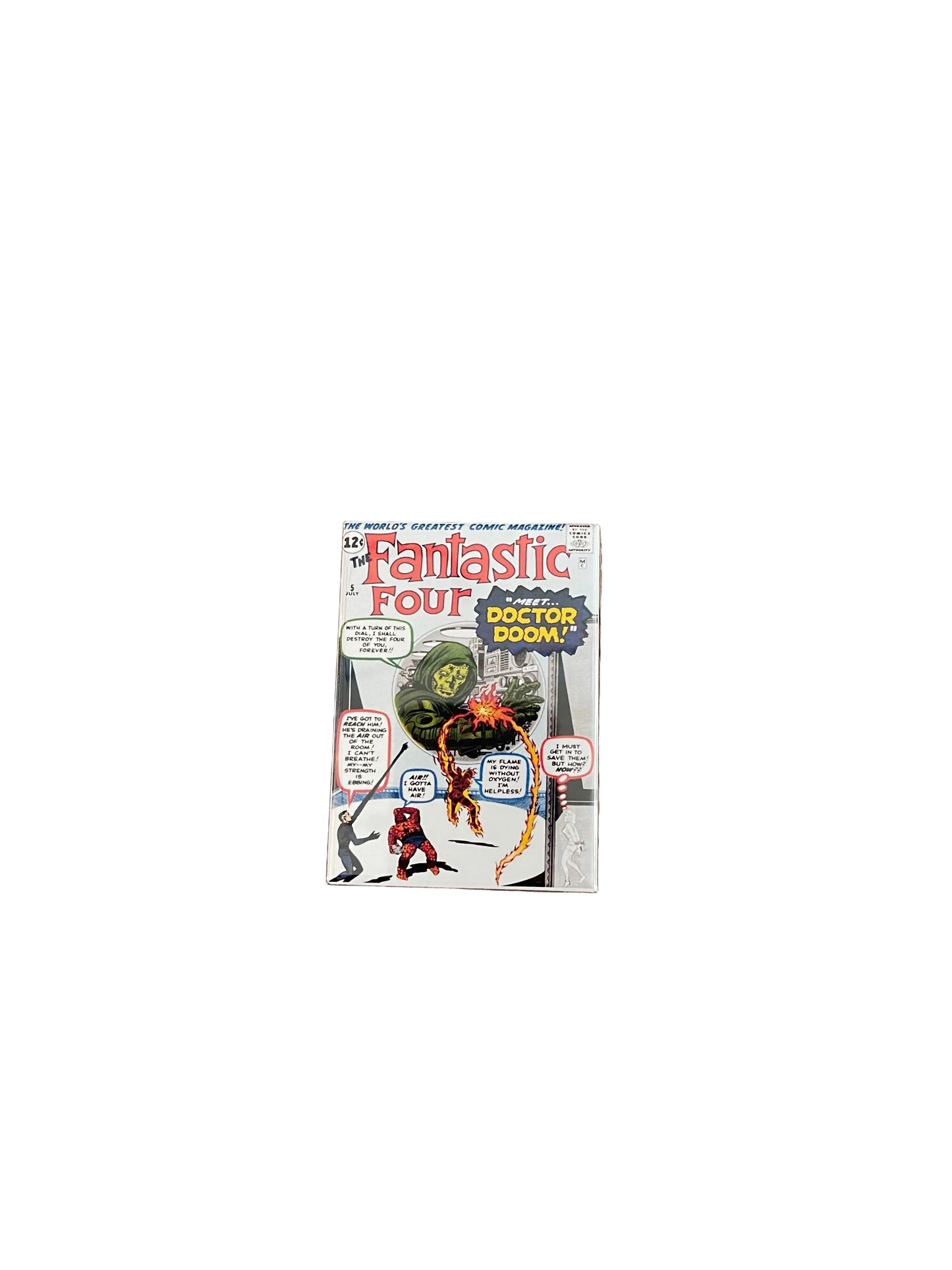 Fantastic Four #5 Comic Cover Magnet 3.5 x 2.5 inches
